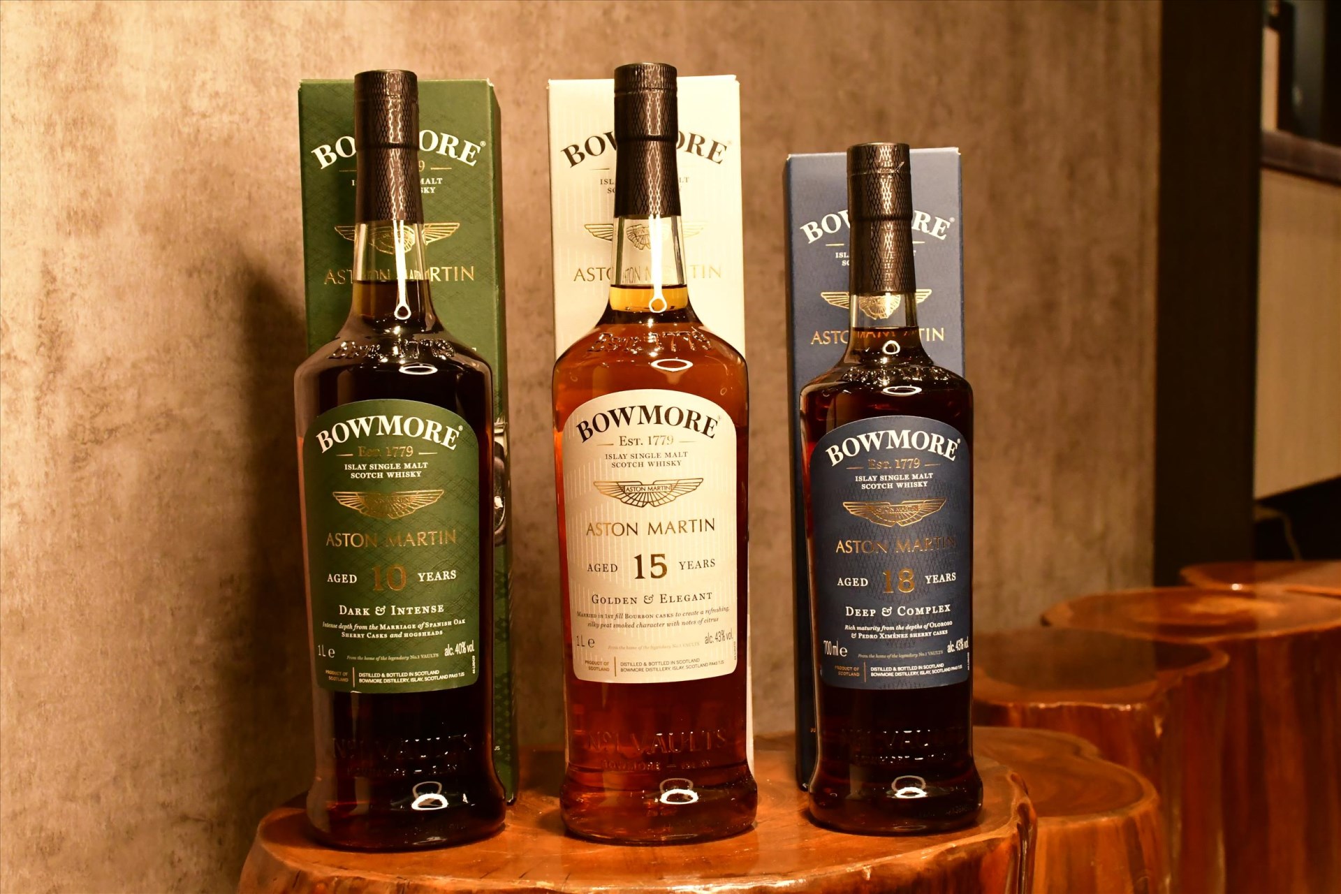 Bowmore 波摩 馬丁聯名款 10年 15年 18年 一套 700ml （公司貨）